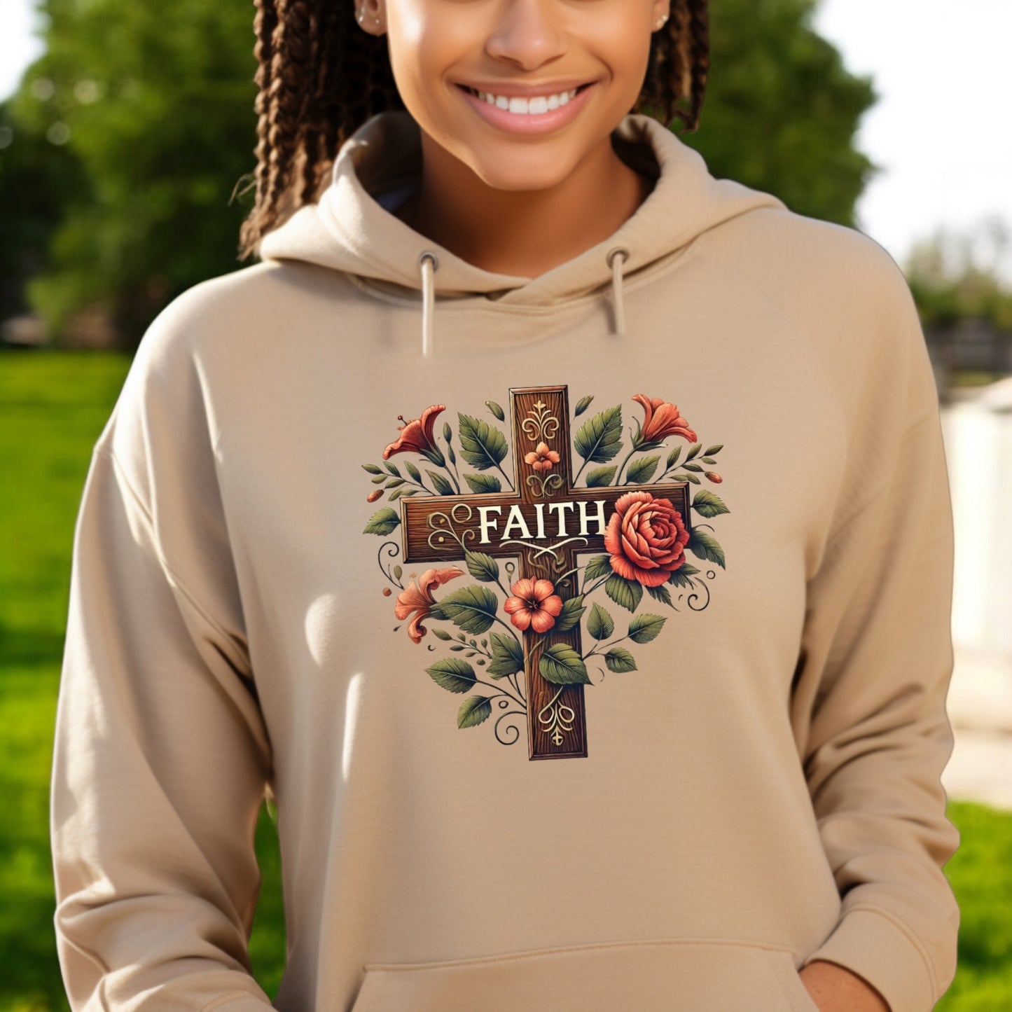 Floral Faith Hoodie