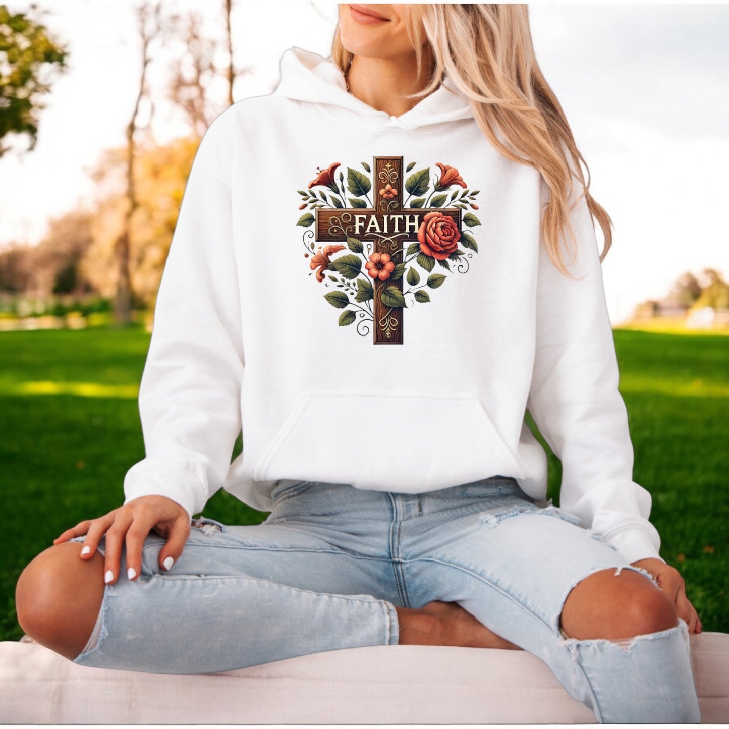 Floral Faith Hoodie