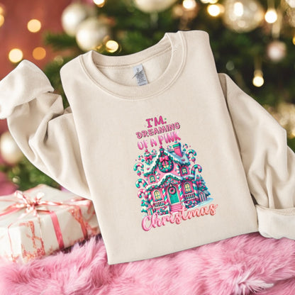 Dreaming of a pink Christmas Sweatshirt