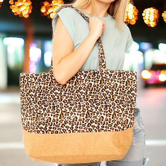 Wild Essence Leopard Tote Bag