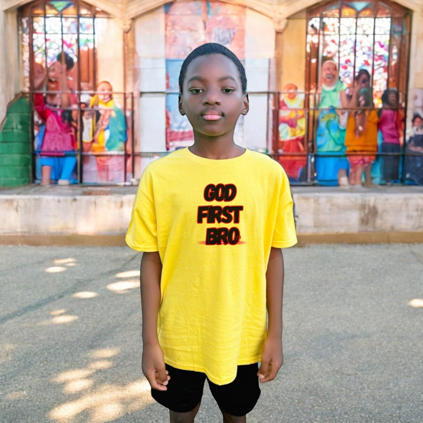 God First Bro kids Tshirt