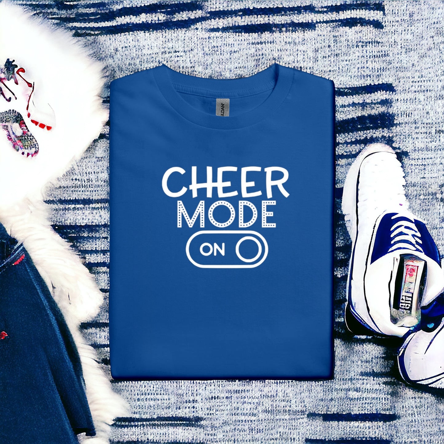 Cheer Mode On Tshirt