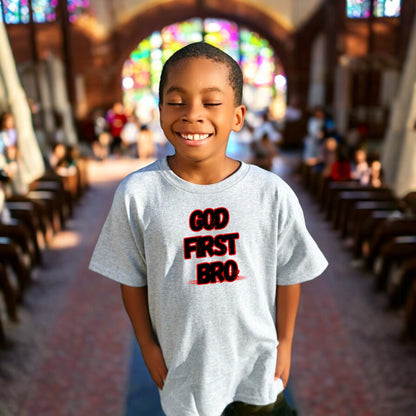 God First Bro kids Tshirt