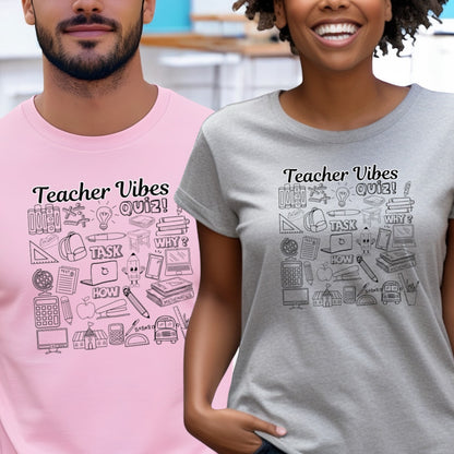 Teacher Vibes Tshirts