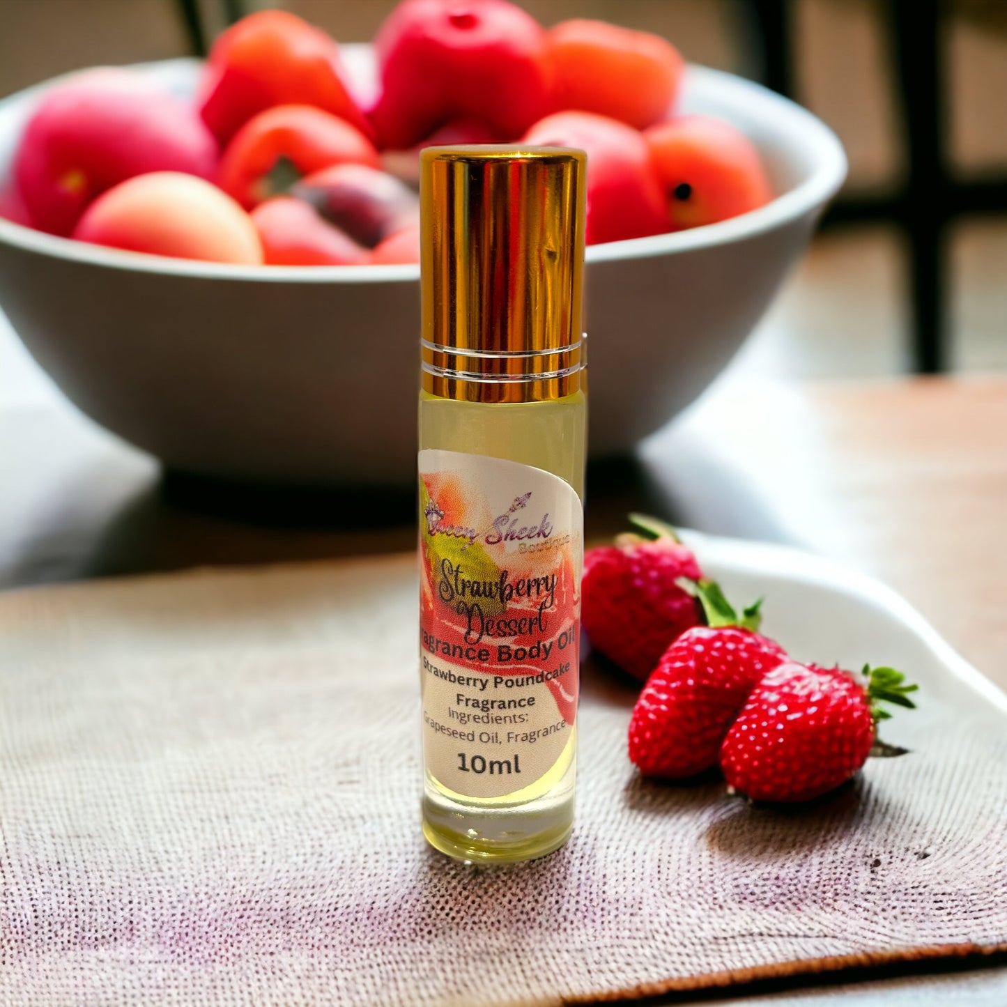 Strawberry Dessert Fragrance Body Oil