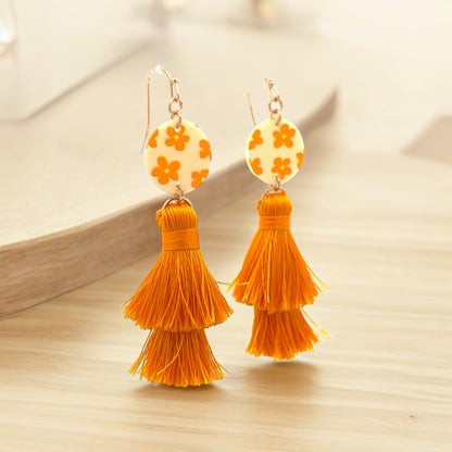 Blooming Tassel Delights Earrings