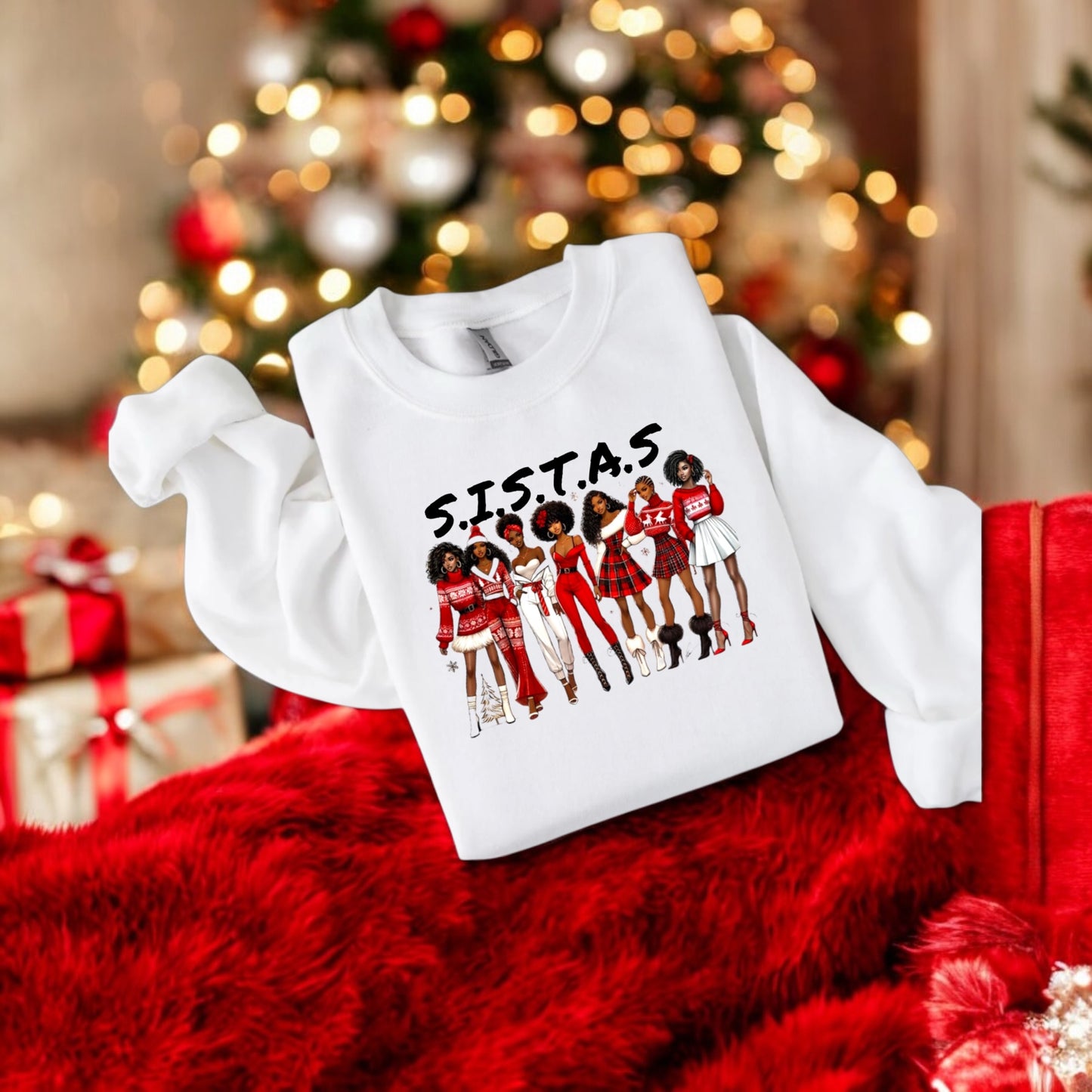 SISTAS Christmas Vibes Sweatshirt