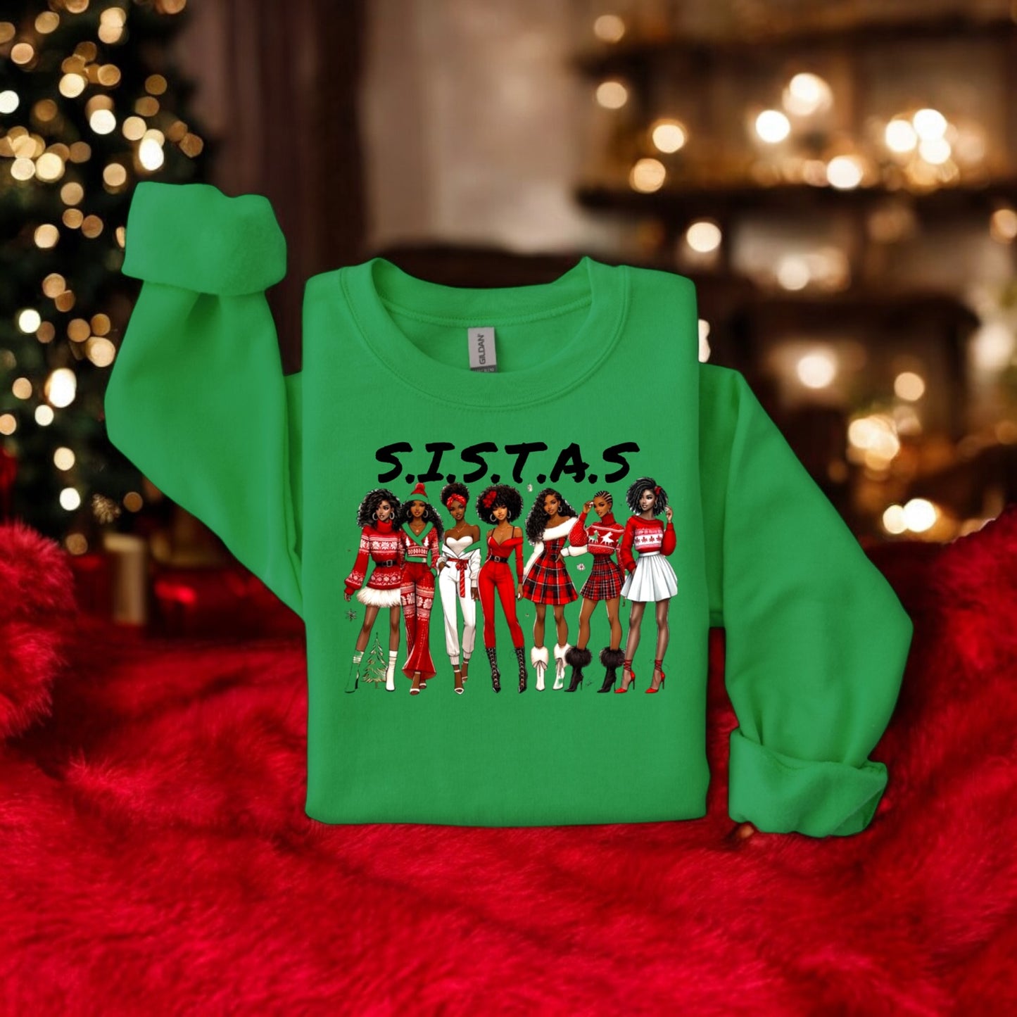 SISTAS Christmas Vibes Sweatshirt