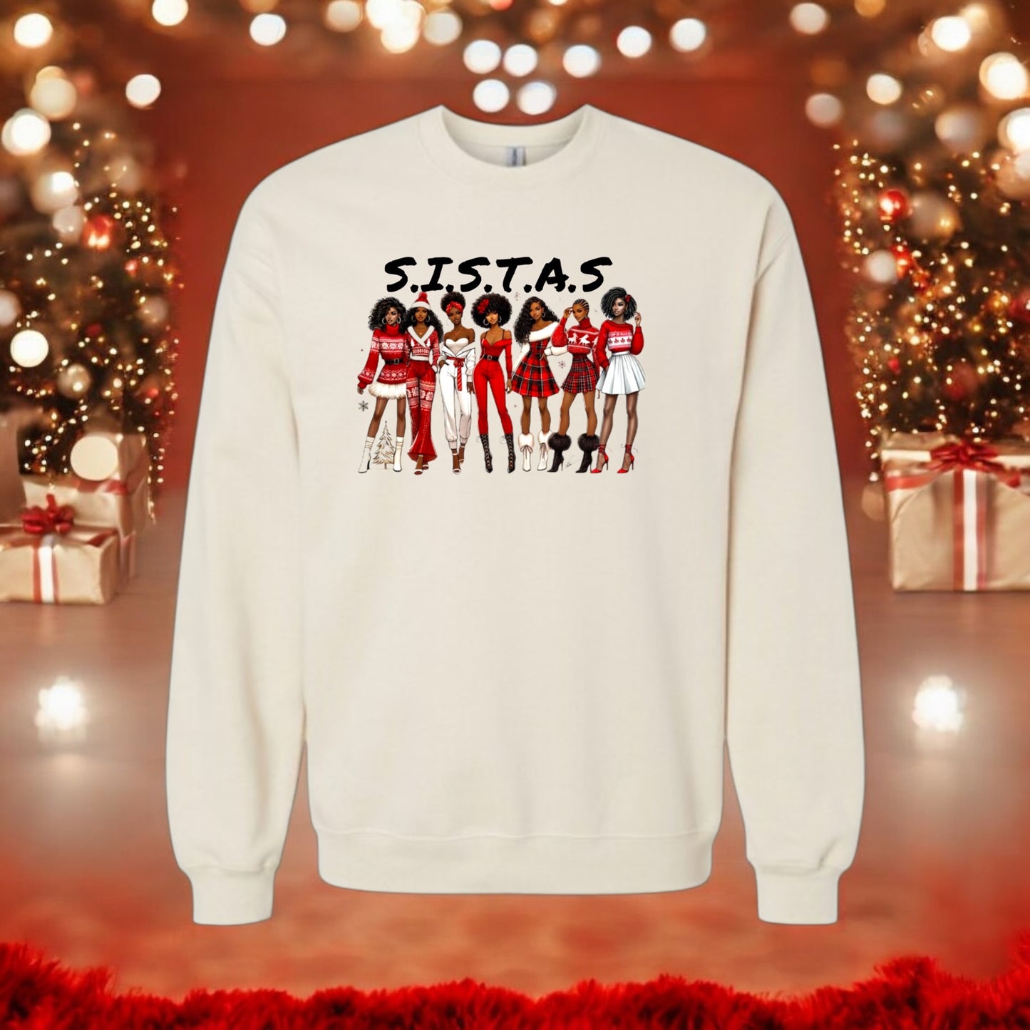 SISTAS Christmas Vibes Sweatshirt