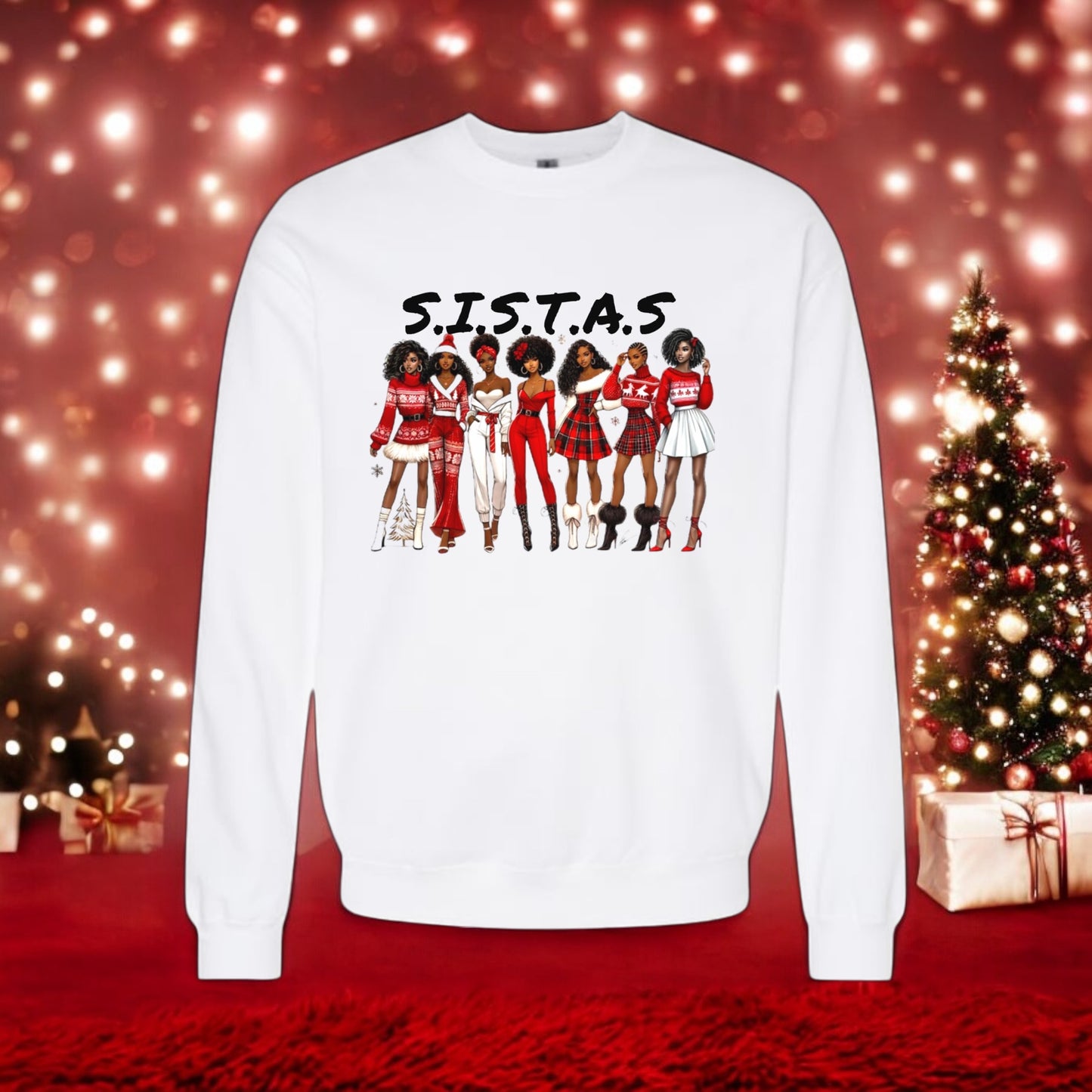 SISTAS Christmas Vibes Sweatshirt