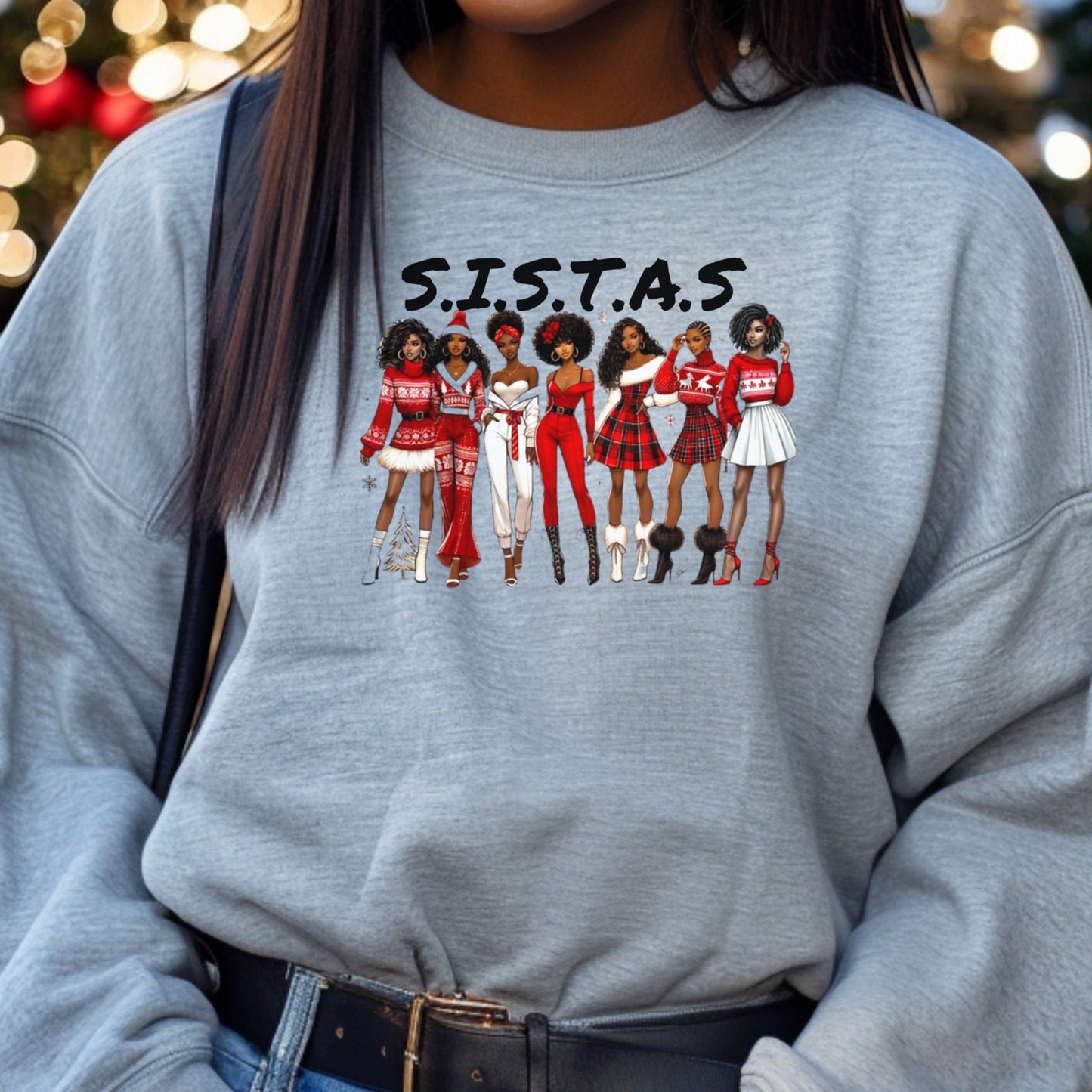 SISTAS Christmas Vibes Sweatshirt