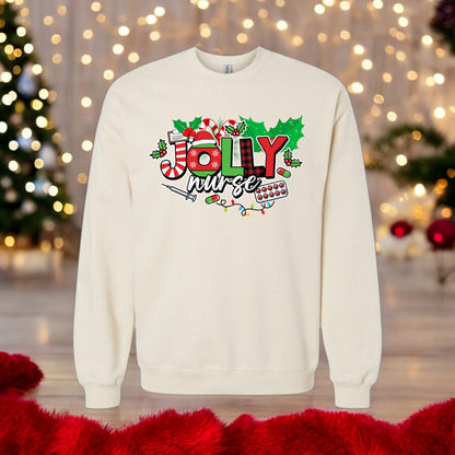 Jolly Nurse Holiday Sweatshirt