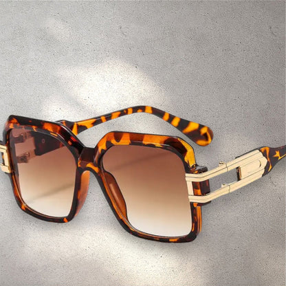 Safari Brown Leopard Sunglasses