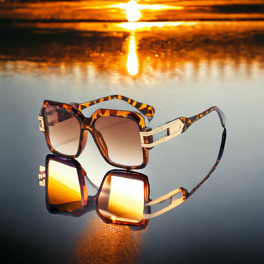 Safari Brown Leopard Sunglasses