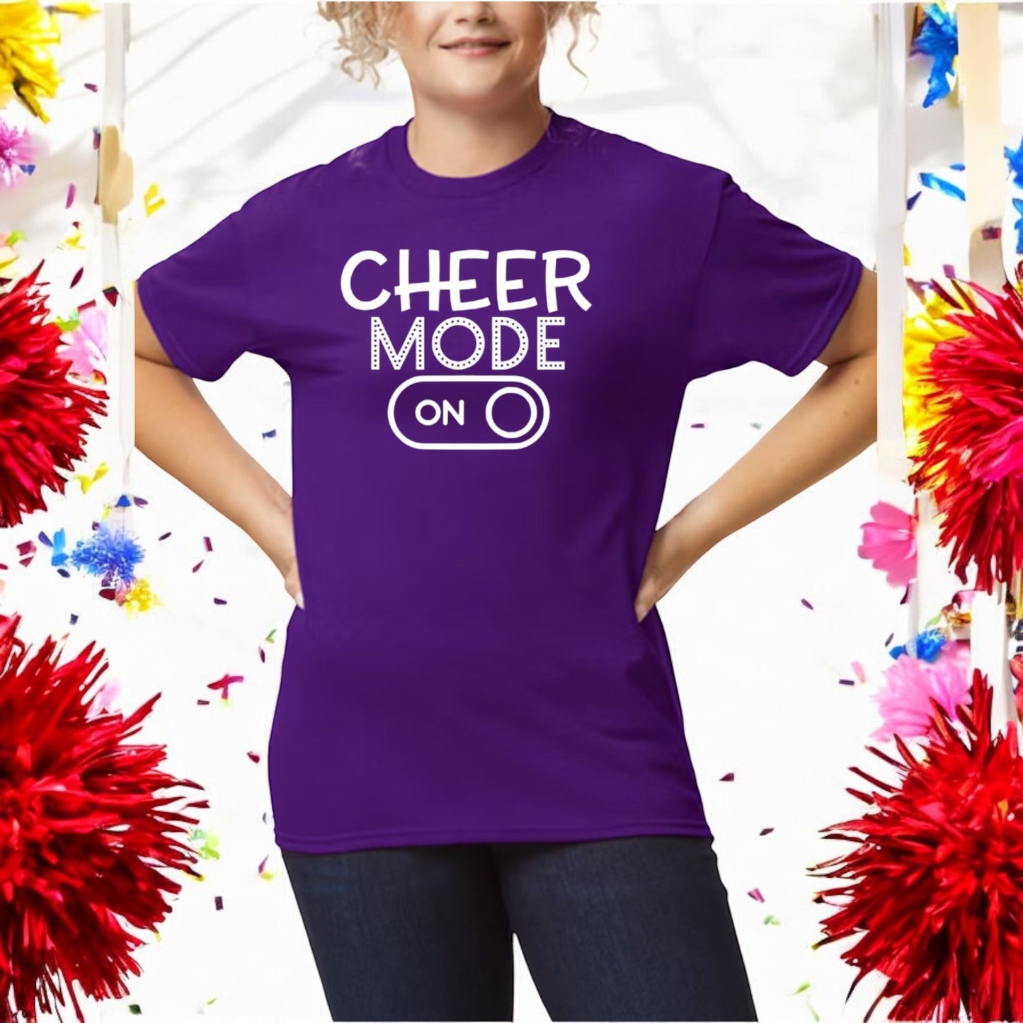 Cheer Mode On Tshirt