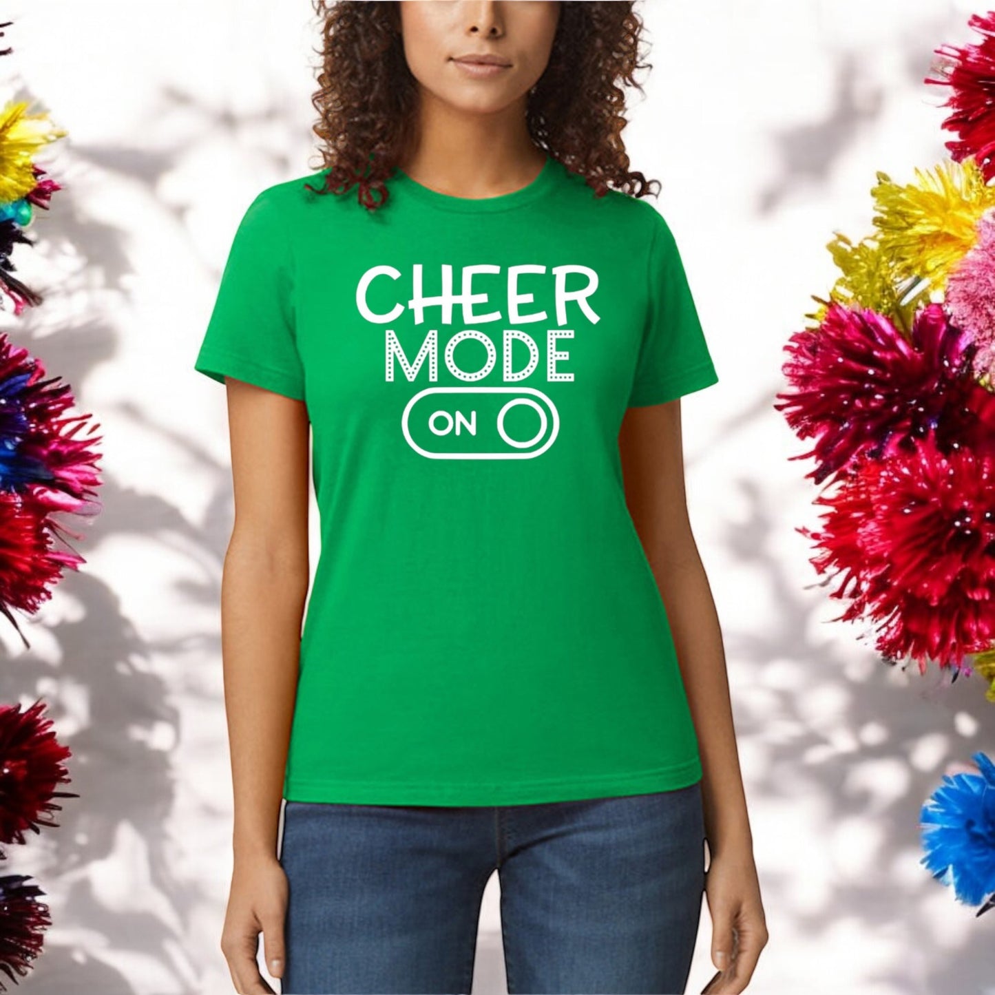 Cheer Mode On Tshirt