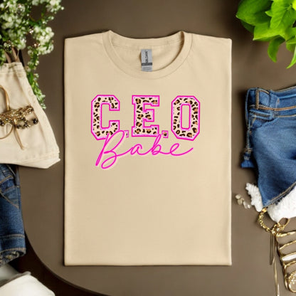 Leopard CEO Babe Tshirt