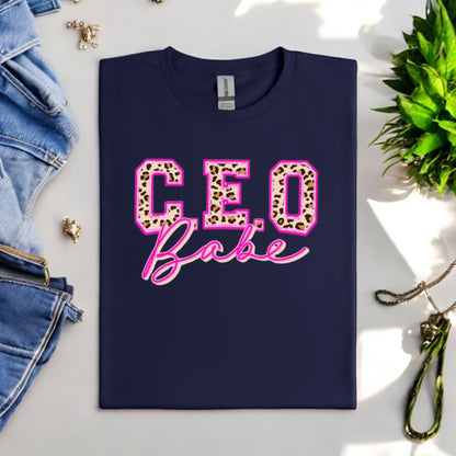 Leopard CEO Babe Tshirt