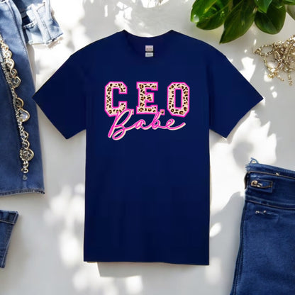 Leopard CEO Babe Tshirt