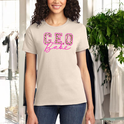 Leopard CEO Babe Tshirt