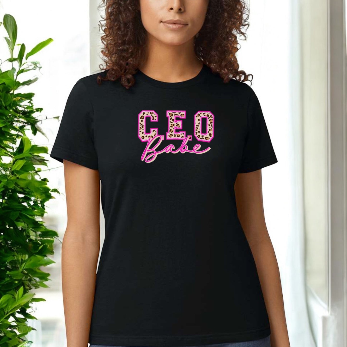 Leopard CEO Babe Tshirt