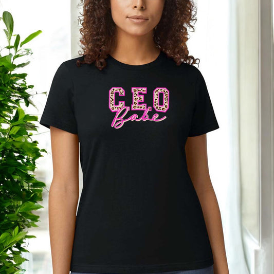 Leopard CEO Babe Tshirt