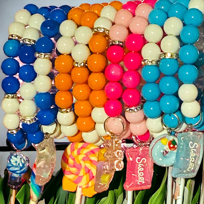 Junky Beaded Candy Bracelets