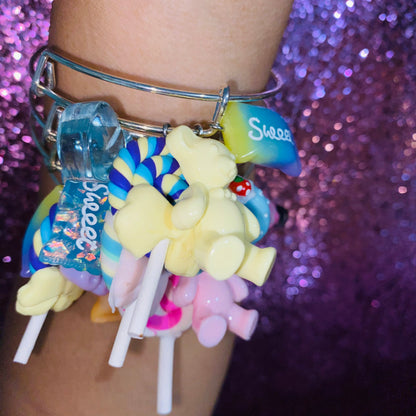 Junky Candy Silver Bangles