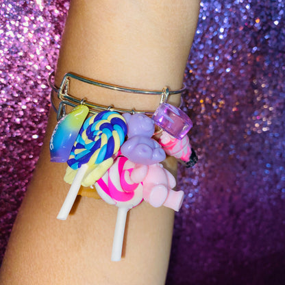 Junky Candy Silver Bangles