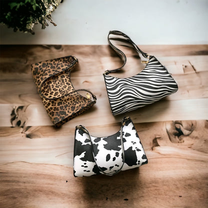 Bolsos de hombro con estampado animal