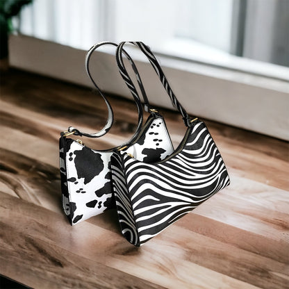 Bolsos de hombro con estampado animal